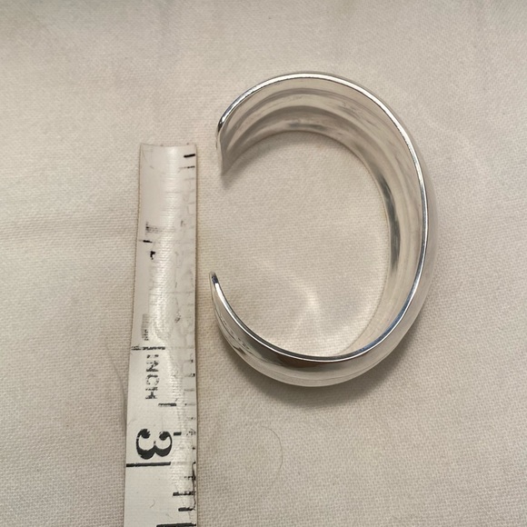 Tillie Jon Vintage Navajo Sterling Silver Cuff - Picture 9 of 11